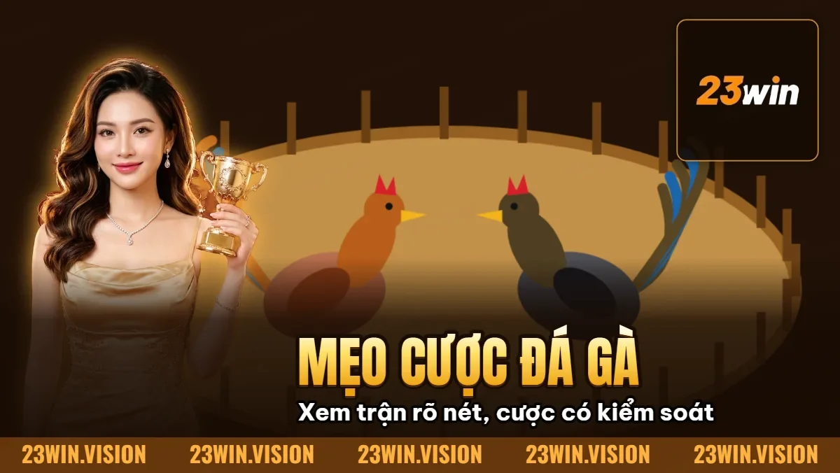 Hình minh họa bài viết: Mẹo Cược Đá Gà Thắng – Bí Quyết Soi Gà Cao Thủ 23WIN
